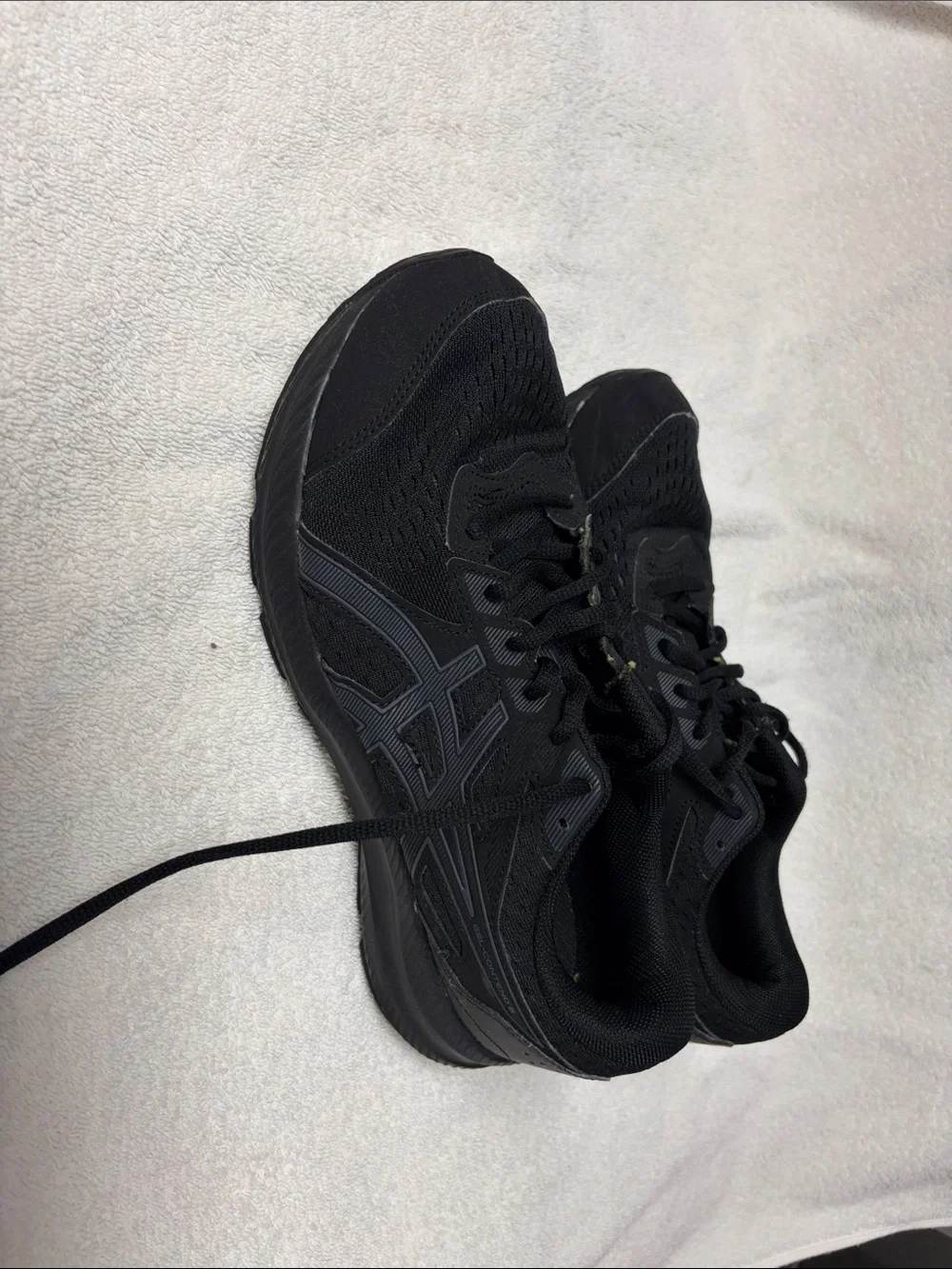 ASICS GEL-Contend 8 Men’s Black Running Walking Shoes Size